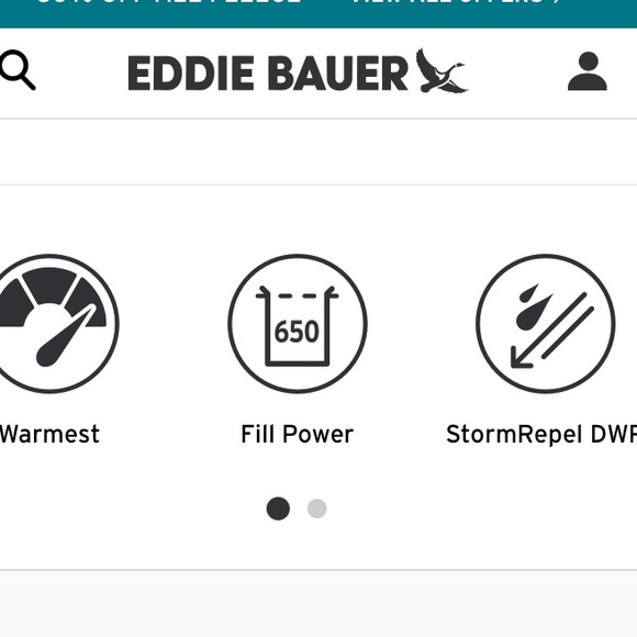 Women’s XL Down Eddie Bauer Sage Long Coat- Faux Fur Removable Hood-Worn Twice - Picture 10 of 12